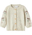 Name It Cardigan - Knitted - NbfNussy - Peyote Melange