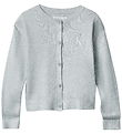Calvin Klein Cardigan - Knitted - Coated - Silver