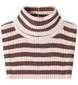 That's Mine Neck Warmer - Knitted - Rib - Ivan - Brown Stripe