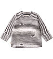 That's Mine Blouse - Rib - Aksel - Mono Dino Stripe