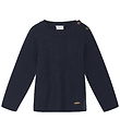 Hust and Claire Blouse - Knitted - HCPil Wool Rib - More Navy