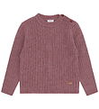 Hust and Claire Blouse - Knitted - HCPil Wool Rib - Pale Mauve