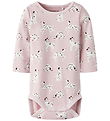 Name It Bodysuit l/s - NbfKilas - Bleached Mauve/Cloud Dancer