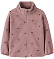 Name It Fleece Jas - NmnSpektra - Woodrose