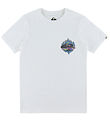 Quiksilver T-shirt - EV In Flames - White