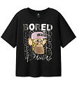 LMTD T-Shirt - NlfAbrina Boredofd - Black