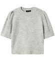 LMTD T-shirt - Knitted - NlfLodet - Light Grey Melange