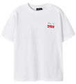 LMTD T-paita - NlfCherry - Bright White