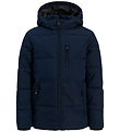 Jack & Jones Puffer Jacket - JjEowen - Sky Captain/Solid