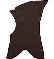 Racing Kids Balaclava - Wool/Cotton - 2-layer - Brown w. Bow