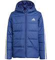 adidas Performance Puffer Jacket - J Ess 3S - Dkblue/White