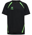 Hummel T-shirt - hmlLead 2.0 - Black/Green