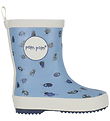 PomPom Rubber Boots - Beetle