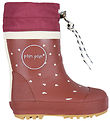 Pom Pom Thermo Boots - Heart