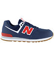 New Balance Shoes - 574 - Navy/Team Red