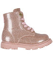 Tommy Hilfiger Boots - Lace-Up - Pink/Glitter