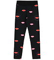 Stella McCartney Kids Leggings - Black w. Lips