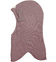 Racing Kids Balaclava - Wool/Cotton - 2-layer - Dusty Purple w. 