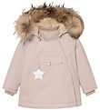 Mini A Ture Winter Coat - MatWang Fleece/Fur - Cloudy Rose