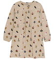 Minymo Nachthemd - AOP - Beige Melange