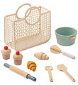 Liewood Basket w. Play Food - Lisbeth Baking Play Set - Sandy Mu