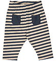 Müsli Trousers - Stripe - Oak/Night Blue