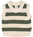 Müsli Waistcoat - Knitted - Stripe - Oak