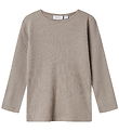 Name It Blouse - Wool/Silk - Rib - NmmWossa - Satellite