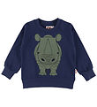 Sweat-shirt DYR-Cph - Dyrbellow - Dk Marine Rhinocéros