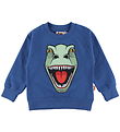 DYR-Cph Sweatshirt - Dierlijk gebrul - Ocean Blue T-Rex