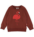 DYR-Cph Sweatshirt - Dyrbellow - Dk Brick Flamingo