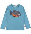 DYR-Cph Blouse - Animal Shedding - Grey Duck Pirate Fish