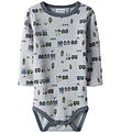 Name It Bodysuit l/s - Wool - NbmWillit - Micro Chip/Tractor