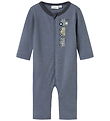 Name It Nightsuit - Wool - NbmWillit - Folkstone Gray/Tractor
