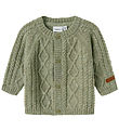 Name It Cardigan - Wool - Knitted - NbmWrilla - Dried Sage