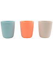 Done by Deer Cups - Silicone - Coral/Sand/Blue