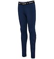 Hummel Tights - hmlJR PULSE Mid WAIST Tights - Dress Blues