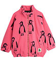 Mini Rodini Fleece Jacket - Penguin - Pink