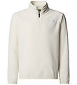 The North Face Fleece Trui - Glacier - 1/4 Rits - White Dune