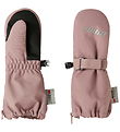 Name It Mittens w. Fleece - NmnSnow10 - Woodrose w. Zipper