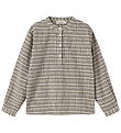 MarMar Blouse - Tokyo - Pilot Navy Check