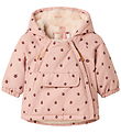 Lil' Atelier Winter Coat - NbfLasnow05 - Misty Rose/Ladybug
