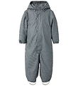 Lil' Atelier Snowsuit - PU - NmmLadry10 - Ultimate Grey