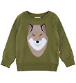 DYR-Cph Sweatshirt - Dierlijke Bellow - Olive Wolf