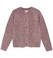 Creamie Cardigan - Knitted - Glitter - Crushed Berry