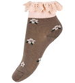 MP Socks w. Blonde - Gry - Brown Sienna