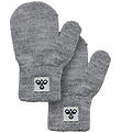 Hummel Mittens - 2-Pack - Knitted - HmlMini - Grey Melange