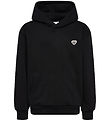 Hummel Hoodie - HmlJR - Black w. Logo