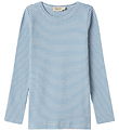 MarMar Blouse - Rib - Modal - Tani - Blue Stripe