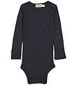 MarMar Bodysuit l/s - Rib - Wool - Bense - Night